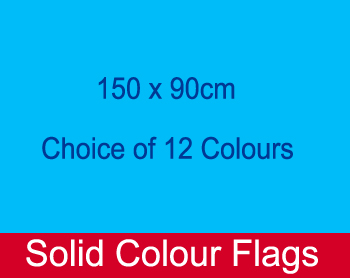 Solid Colour Flags 150cm x 90cm