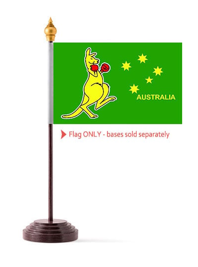 Australian Boxing Kangaroo Table Flag