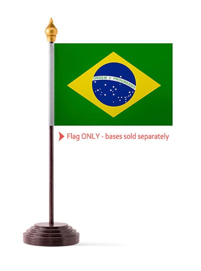 Brazil Table Flag
