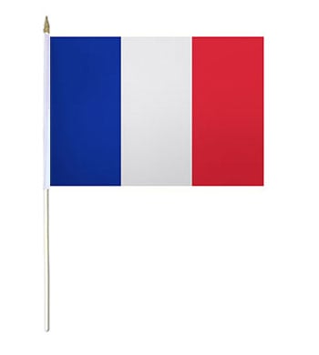 France Hand Waver Flag