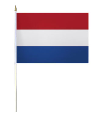 Netherlands Nepal Hand Waver Flag