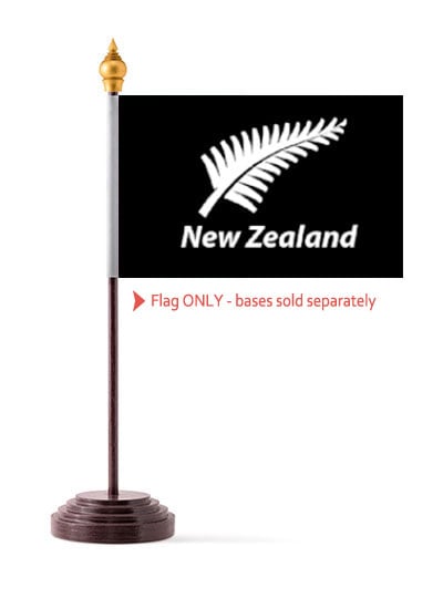 New Zealand Silver Fern Table Flag