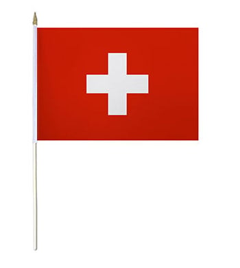 Switzerland Hand Waver Flag