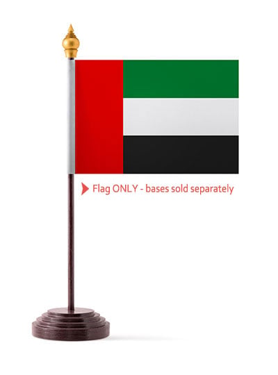 United Arab Emirates Table Flag