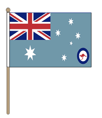 Australian Royal Air Force Small Hand Waver Flag