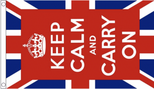 Keep Calm Flag 150 x 90cm