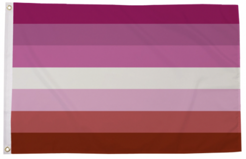 Lesbian Stripes Flag
