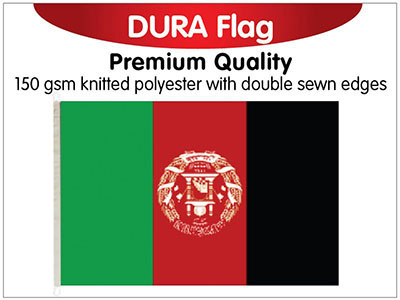 Afghanistan Dura Flag 150 x 90cm