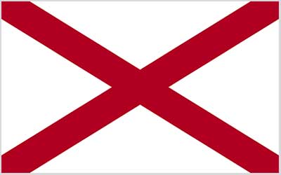 Alabama State Flag - 150 x 90cm