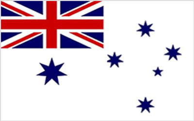 Australian Naval White Ensign Flag Fully Sewn 180 x 90cm - 2 Yard