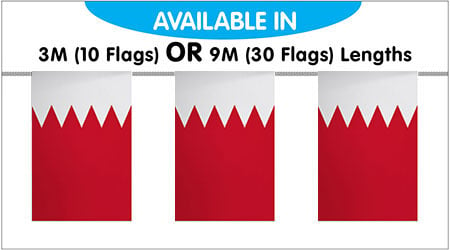 Bahrain Flag String Bunting