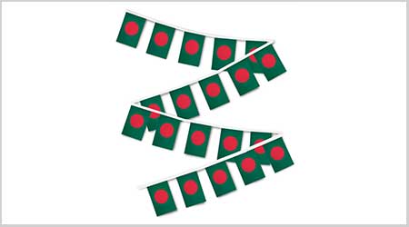 Bangladesh Bunting String Flags - 30 Flags