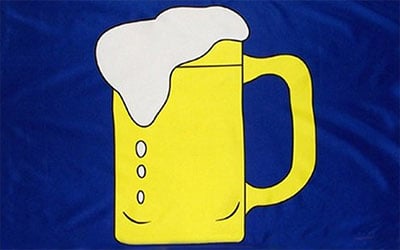 Beer Mug Flag 150 x 90cm