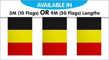 Belgium String Bunting Flags