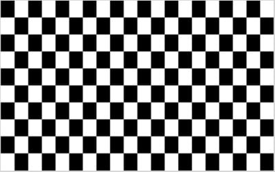 Black And White Chequered Flag 150 x 90cm