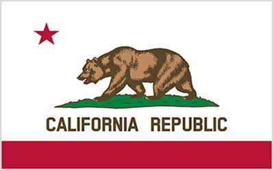 California Republic State Flag - 150 x 90cm