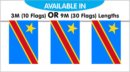 Congo DM String Bunting Flag