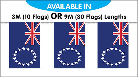 Cook Island String Bunting Flag
