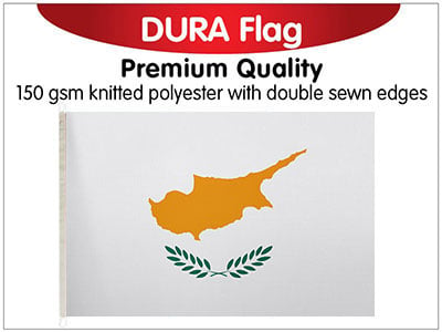 Cyprus Knitted Poly Dura Flag