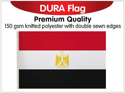 Egypt Knitted Poly Dura Flag