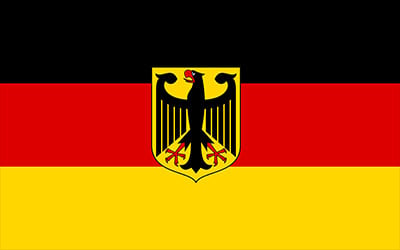 German Flag With Eagle 150 x 90cm