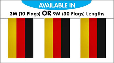 Germany String Bunting Flags