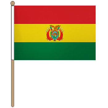 Bolivia Hand Waver Flag