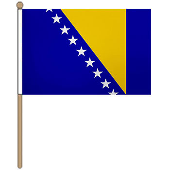 Bosnia Hand Waver Flag