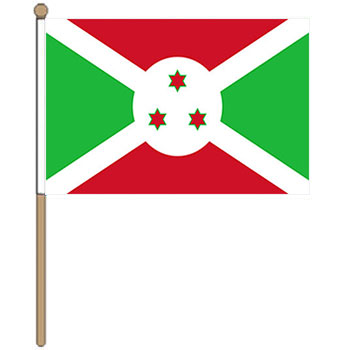 Small hand Waver Flag Burundi