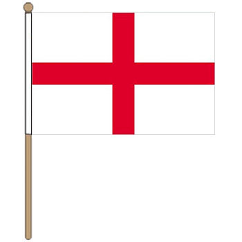 England hand waver flag