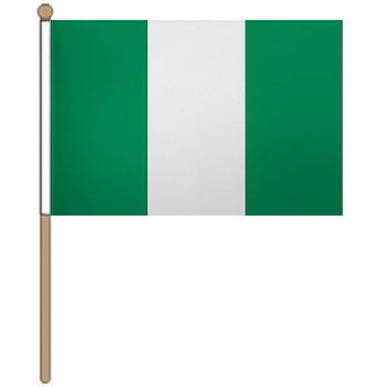 Nigeria Hand Waver Flag
