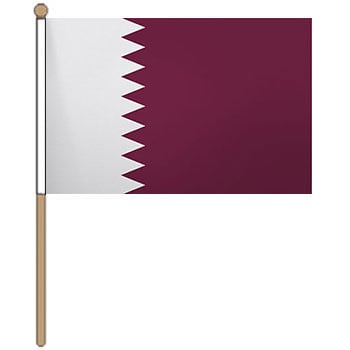 Qatar Hand Waver Flag