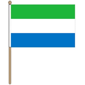 Sierra Leone hand waver flag