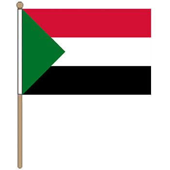 sudan hand waver flag