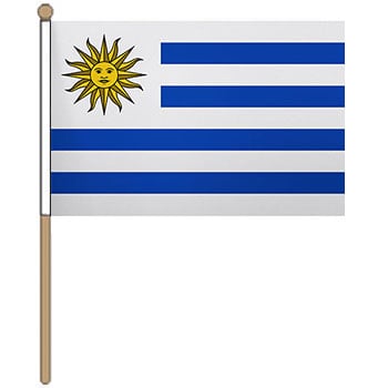 Uruguay hand waver flag
