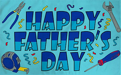 Happy Father's Day Flag 150 x 90cm