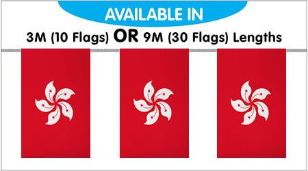 Hong Kong String Bunting Flags