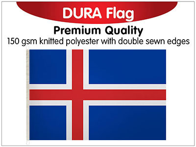Iceland Knitted Poly Dura Flag