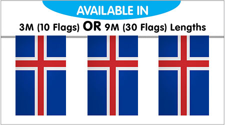 Iceland String Bunting Flags