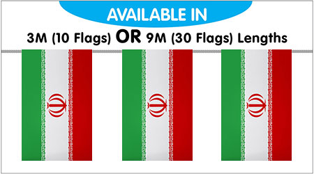 Iran String Bunting Flags