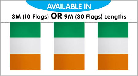 Ireland String Bunting Flags