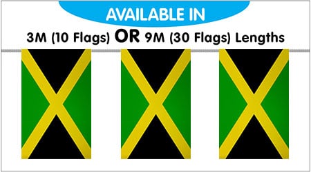 Jamaica String Bunting Flag