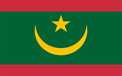Mauritania New National Flag 150 x 90cm