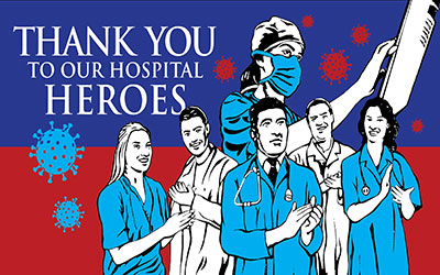 Australian Heroes Hospital Flag 150 x 90cm