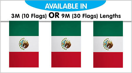 Mexico String Bunting Flag