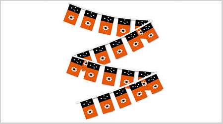 Northern Territory Bunting String Flags - 30 Flags