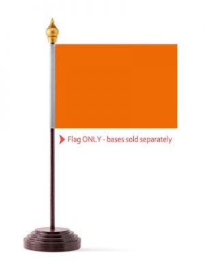 Orange Table Flag