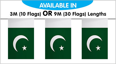 Pakistan String Bunting Flag