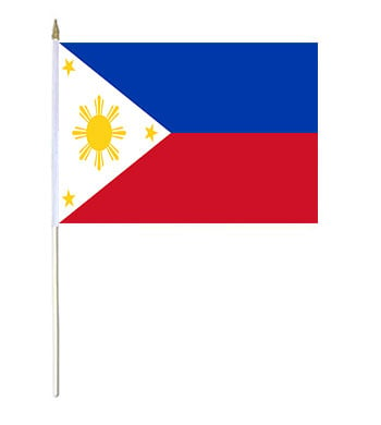 Philipines Hand Waver Flag