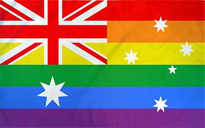 Australia Rainbow Flag 150 x 90cm